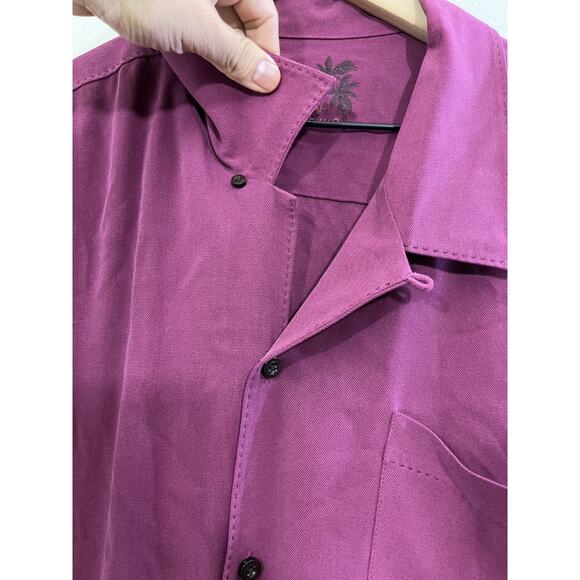 Tommy Bahama 2XL Silk Button Down Camp Shirt Retro Bowling Resort Tropical Dad - Picture 6 of 13